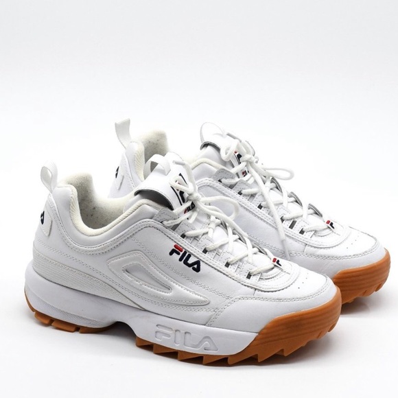 Fila Disruptor 2 Premium White Sneaker 10 - Picture 1 of 7